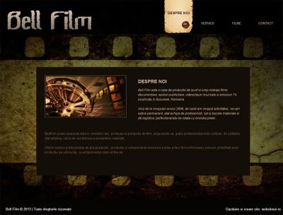 Lansarea website-ului oficial www.bellfilm.ro
