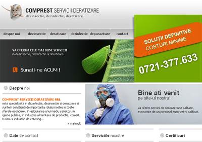 IWS launches the www.comprest-servicii-ddd.ro website, within the project www.websiteuri.ro