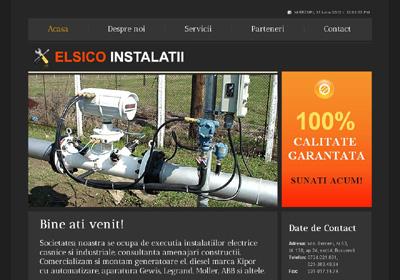 IWS launches the www.elsico-instalatii.ro website, within the project www.websiteuri.ro