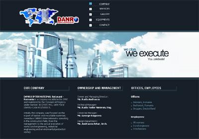 IWS launches www.danro-international.com, a new website within the project www.websiteuri.ro