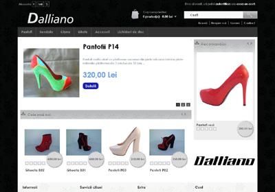 IWS launches the online store www.dalliano.ro, within the project www.websiteuri.ro