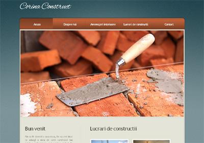 IWS launches a new website, www.corinaconstruct.ro, within the project www.websiteuri.ro