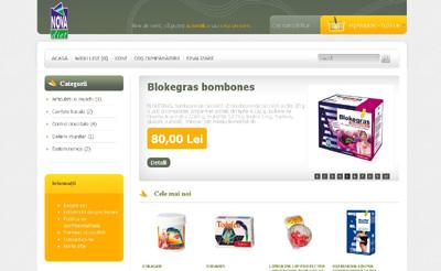 IWS launches the online store www.novadiet.ro, within the project www.websiteuri.ro