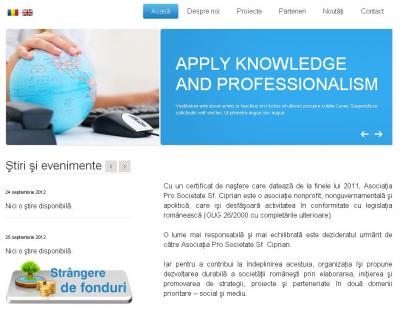 IWS launches a new website, www.prosocietate.ro, within the project www.websiteuri.ro