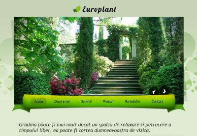 IWS launches a new website, www.europlant-amenajari-gradini.ro, within the project www.websiteuri.ro