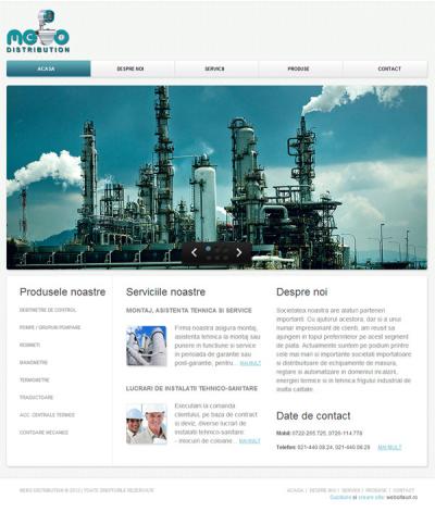 IWS launches a new website, www.mebo-distribution.ro, within the project www.websiteuri.ro