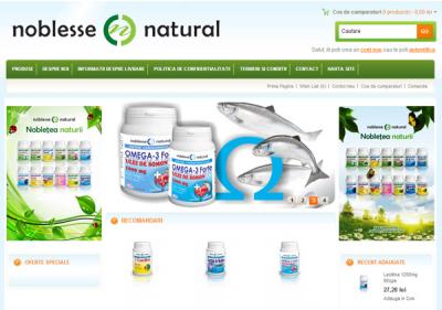 IWS launches the online store www.noblessenatural.ro, within the project www.websiteuri.ro 