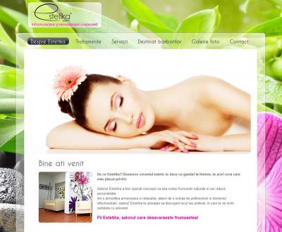 IWS launches a new website, www.estetika-salon.ro, within the project www.websiteuri.ro