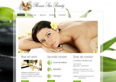 IWS launches a new website, www.phoenix-cursuri-cosmetica.ro, within the project www.websiteuri.ro