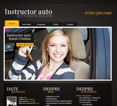 IWS launches a new website, www.instructorautobucuresti.ro, within the project www.websiteuri.ro