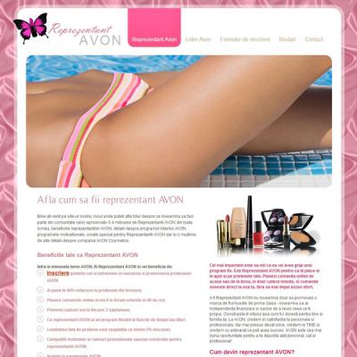 IWS launches a new website, www.avonreprezentant.ro, within the project www.websiteuri.ro