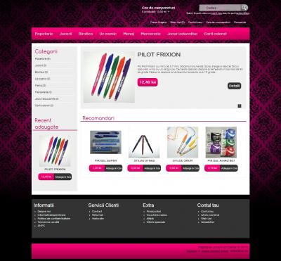 IWS launches a new online store, www.papetarie-jucarii-uz-casnic.ro, within the project www.websiteuri.ro
