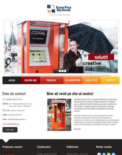 IWS launches a new website, www.easypaysystem.ro, within the project www.websiteuri.ro
