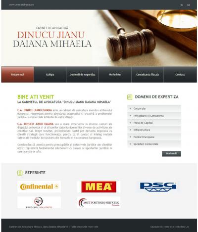 IWS launches a new website, www.avocatdinucu.ro, within the project www.websiteuri.ro