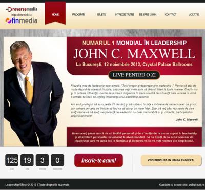 IWS launches a new website, www.leadershipeffect.ro, within the project www.websiteuri.ro