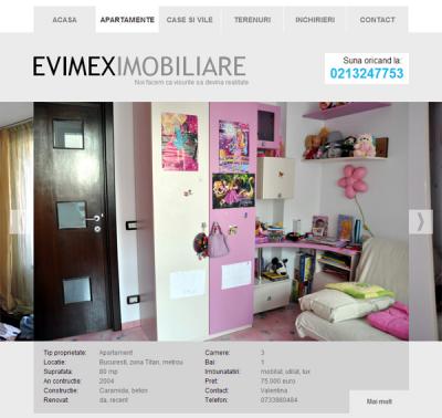 IWS launches a new website, www.evimex.ro, within the project www.websiteuri.ro