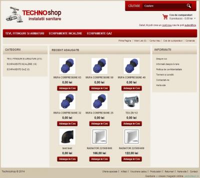 IWS launches a new online store, www.technoshop.ro, within the project www.websiteuri.ro