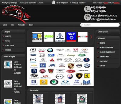 IWS launches a new online store, www.piese-exclusiv.ro, within the project www.websiteuri.ro