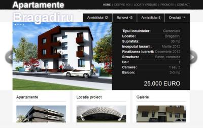 IWS launches a new website, www.bragadiru-apartamente.ro, within the project www.websiteuri.ro