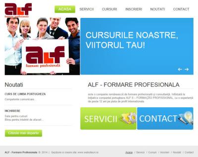 IWS launches a new website, www.alf-cursuri.ro, within the project www.websiteuri.ro