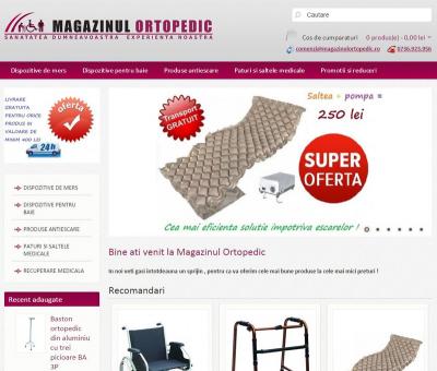 IWS launches a new online store, www.magazinulortopedic.ro, within the project www.websiteuri.ro
