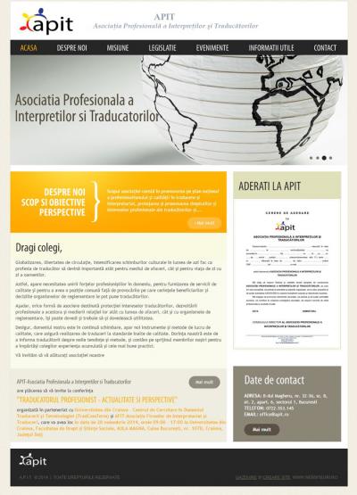 IWS launches a new website, www.apit.ro, within the project www.websiteuri.ro