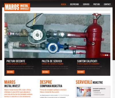 IWS launches a new website, www.maros-instal.ro, within the project www.websiteuri.ro
