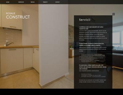 IWS releases a new website, www.rosalieconstruct.ro, within the project www.websiteuri.ro