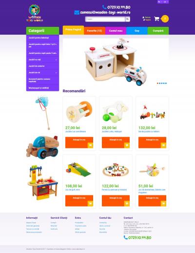 IWS launches a new online store, www.wooden-toys-world.ro, within the project www.websiteuri.ro