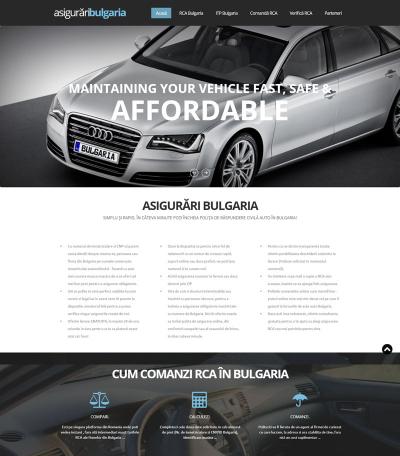 IWS relaunches the website www.asigurariinbulgaria.ro, within the project www.websiteuri.ro
