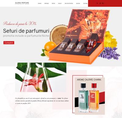 IWS launches a new online store, www.gloriaperfume.ro, within the project www.websiteuri.ro