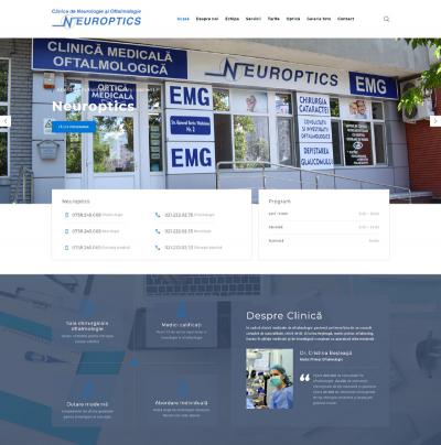 IWS relaunches the website www.neuroptics.ro, within the project www.websiteuri.ro