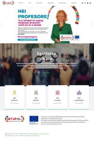 IWS launches a new website: www.getupandgoals.ro