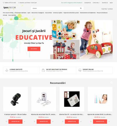 IWS launches a new online store, www.amadecor.ro