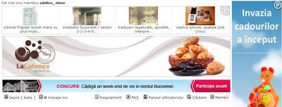 IWS relaunches its Community discussions board, www.lacafenea.ro