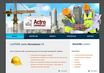 IWS launches the www.actroconstruct.ro website, within the project www.websiteuri.ro