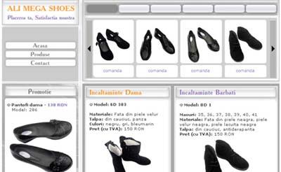 IWS launches the www.ams-pantofi.ro website, within the project www.websiteuri.ro