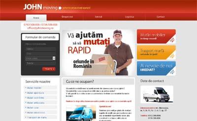IWS launches the www.johnmoving.ro website, within the project www.websiteuri.ro