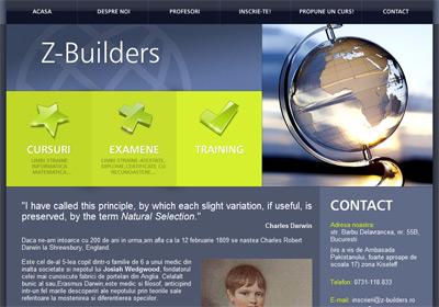 IWS launches the website www.z-builders.ro, within the www.websiteuri.ro project