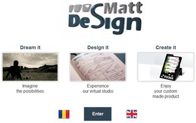 IWS launches the website www.mattdesign.ro, within the www.websiteuri.ro project